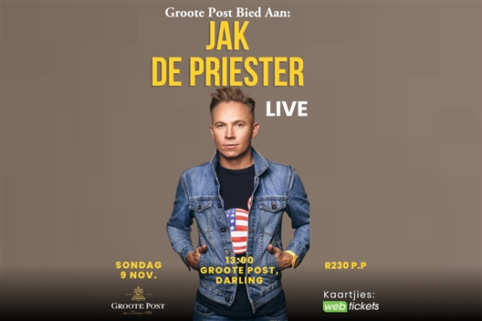 Jak de Priester Live at Groote Post
